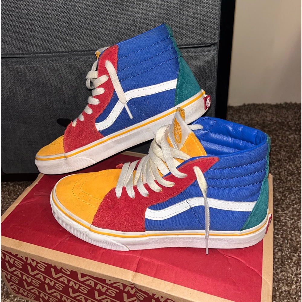 VANS SK8-Hi High Top Primary Color Block trendy